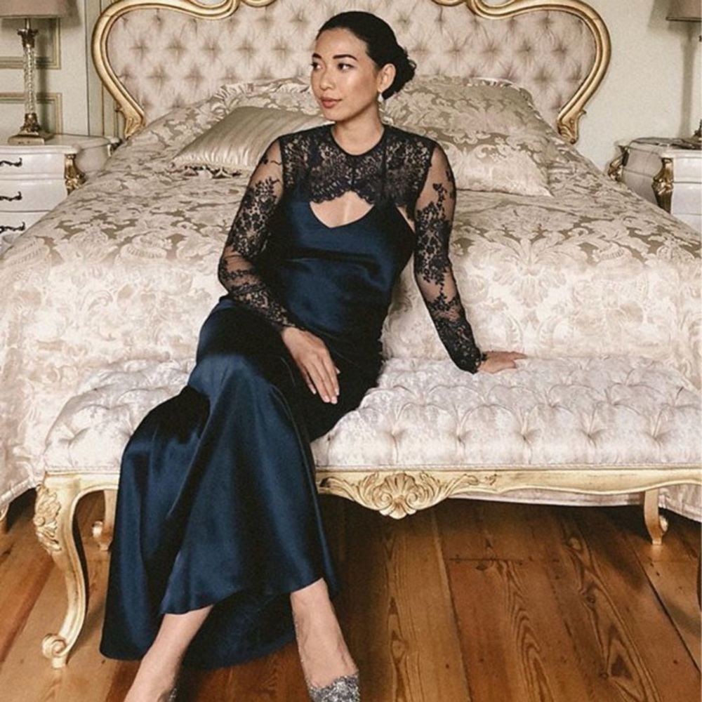 Michelle Mason silk gown